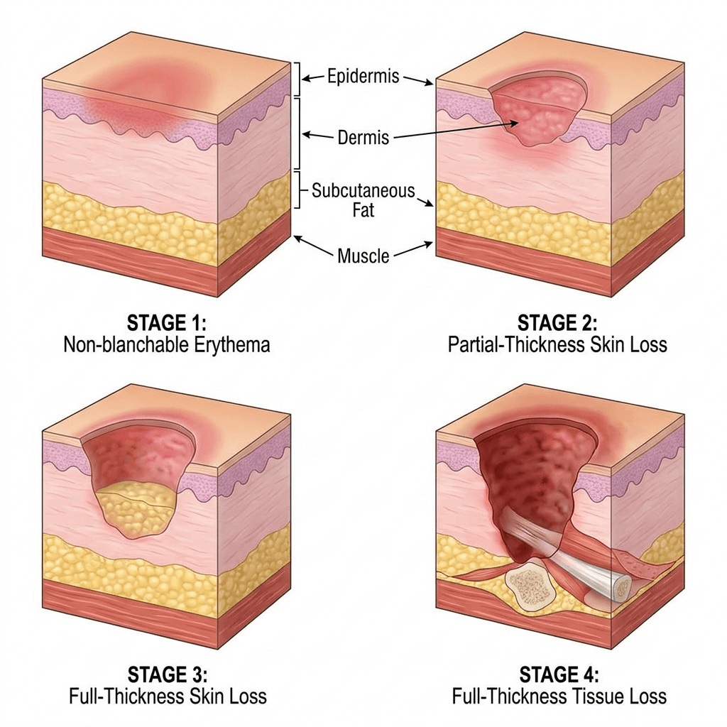 Pressure Ulcers diagram