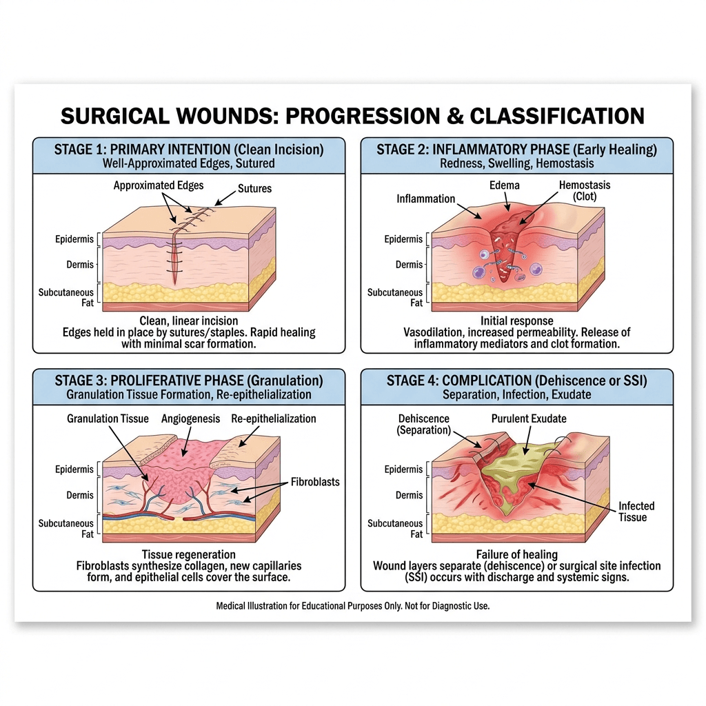 Surgical Wounds diagram